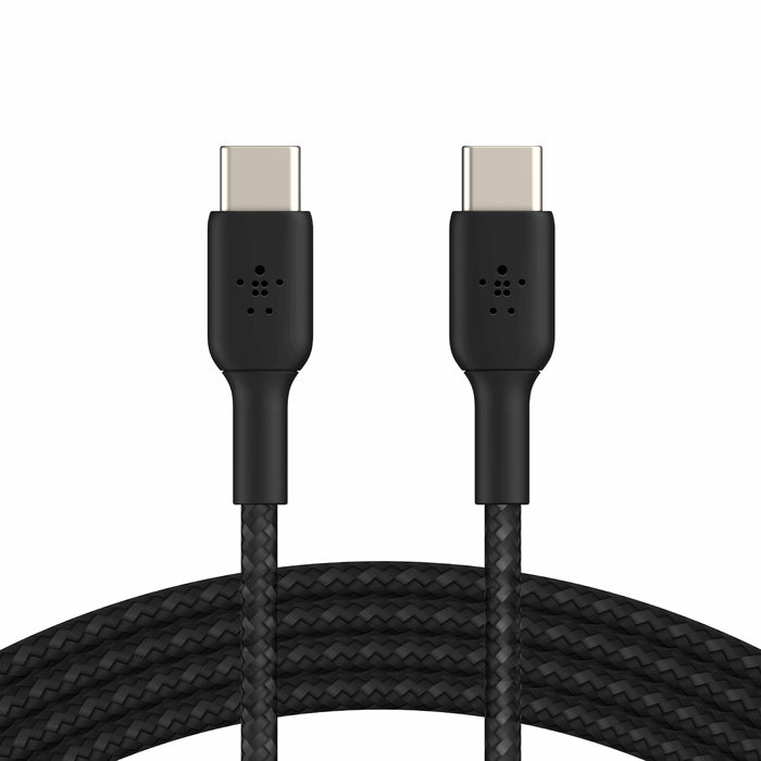 Braided USB-C to USB-C Cable (1m / 3.3ft, Black) - Premium from WyBiTs Solution - Just $7.99! Shop now at WyBiTs Solution