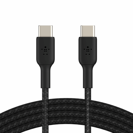 Braided USB-C to USB-C Cable (1m / 3.3ft, Black) - Premium  from WyBiTs Solution - Just $7.99! Shop now at WyBiTs Solution
