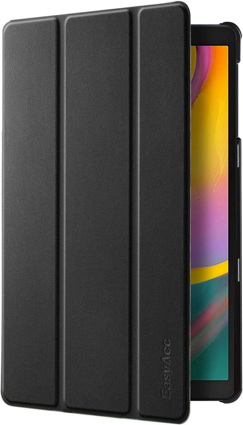 Case for Samsung Galaxy Tab A 10.1 (2019) T510/ T515016 M Ultra Thin with Stand Function Slim PU Leather Smart Case Fits Samsung Galaxy Tablet A 2019 10.1 Inch - Black - Premium from WyBiTs Solution - Just $4.99! Shop now at WyBiTs Solution