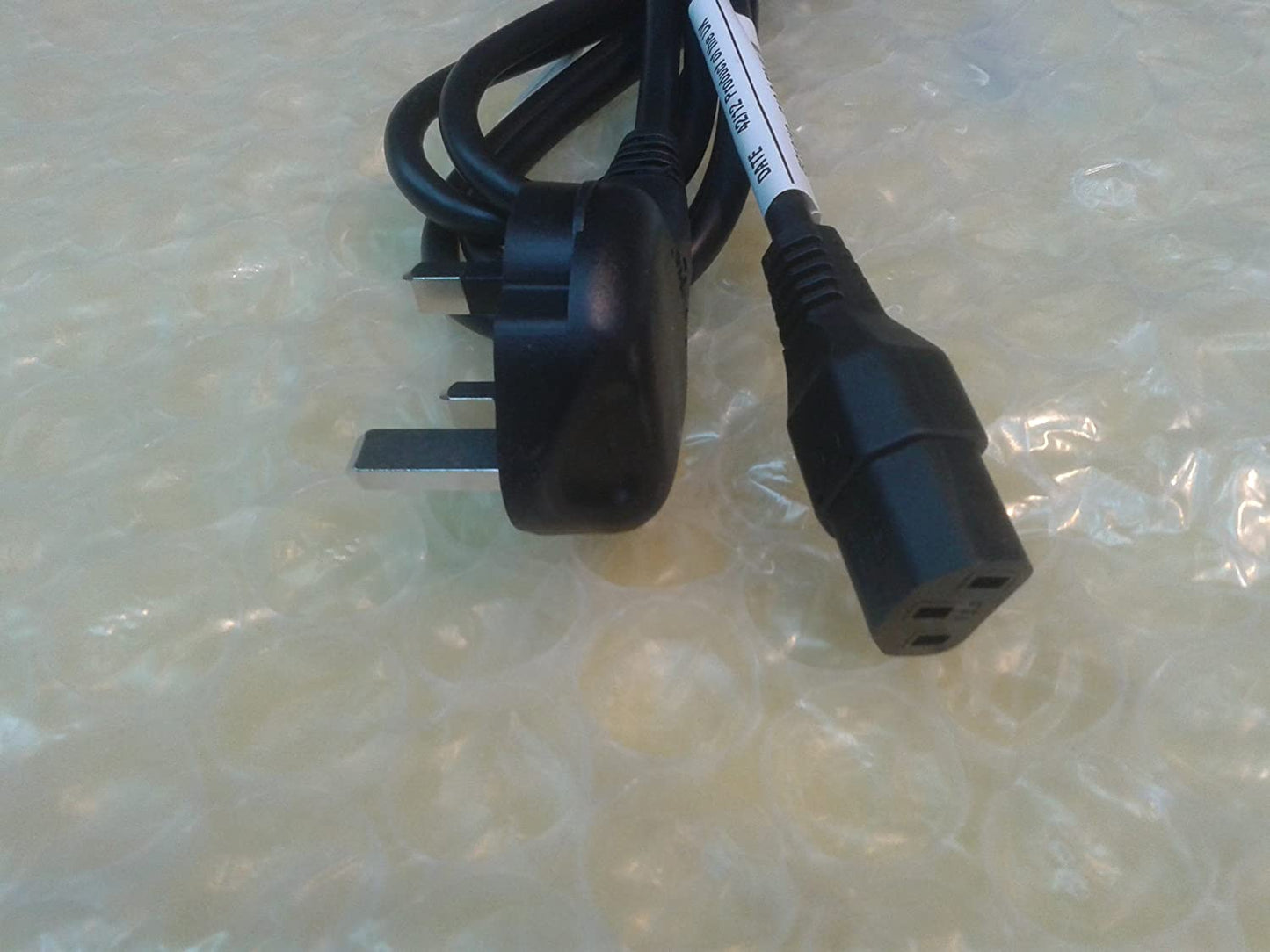Dell 016583 16583 UK 3 Pin Plug Power Cord Black to IEC C13 Plug Kettle Style Lead Cable 1.8m Metre - Premium from WyBiTs Solution - Just $5.08! Shop now at WyBiTs Solution