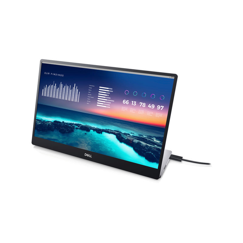 Dell Portable C1422H Grey, 14" 1920x1080 FHD, 16:9, LED-backlit, Anti Glare, 2x USB Type-C (PWR/DP), EuroPC 1 YR WTY - Premium from WyBiTs Solution - Just $318.00! Shop now at WyBiTs Solution