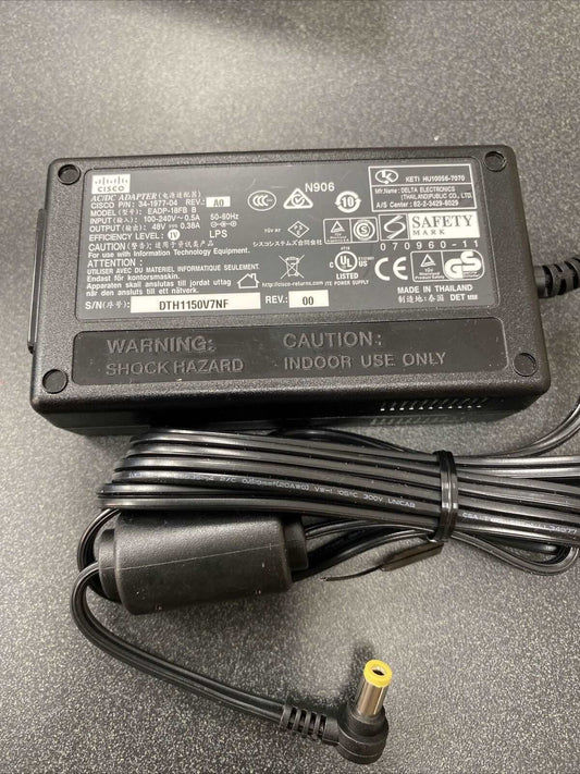 Genuine Cisco 48v 0.38A AC Adapter, 34-1977-04/5, EADP—18FB - Premium  from WyBiTs Solution - Just $6.74! Shop now at WyBiTs Solution
