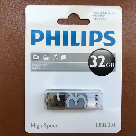 Philips USB 2.0 Flash Drive, HIGH Speed 32gb - Premium  from WyBiTs Solution - Just $14.99! Shop now at WyBiTs Solution