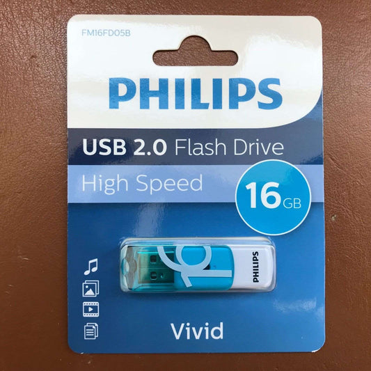 PHILIPS 16GB Vivid HIGH SPEED USB Flash Drive Memory Stick Pen Drive - Premium  from WyBiTs Solution - Just $9.99! Shop now at WyBiTs Solution