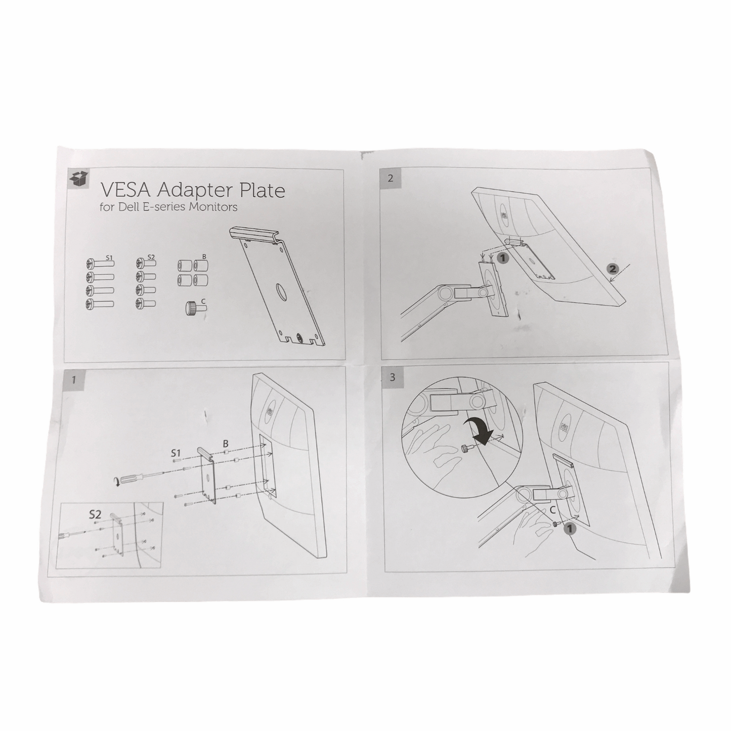 NEW VESA ADAPTER PLATE FOR DELL E-SERIES MONITORS - OEM - Premium from WyBiTs Solution - Just $7.99! Shop now at WyBiTs Solution