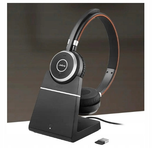 Jabra Evolve 65+ MS Stereo Wireless Headset / Music Headphones NEW - Premium  from WyBiTs Solution - Just $99.00! Shop now at WyBiTs Solution