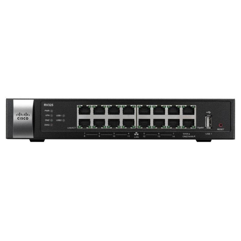 CISCO RV325 Dual Gigabit WAN VPN Router UPC 882658479250 - Premium from WyBiTs Solution - Just $179.00! Shop now at WyBiTs Solution