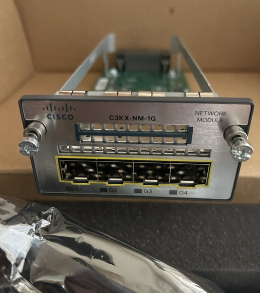 New Cisco Catalyst 3K-X Network Module 4SFP / 882658330452 / C3KX-NM-1G - Premium  from WyBiTs Solution - Just $75.00! Shop now at WyBiTs Solution