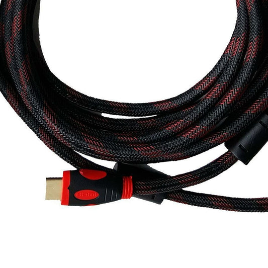 Braided HDMI Cable 2 Meter Length 4K 60-240fps Supported Gold Plated - Premium  from WyBiTs Solution - Just $4.99! Shop now at WyBiTs Solution