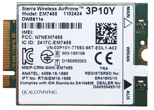 ELL 4G WWAN Card DW5811E MR7VT - Premium  from WyBiTs Solution - Just $8.00! Shop now at WyBiTs Solution